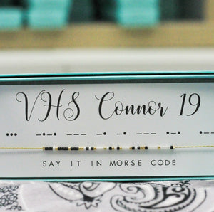Custom Morse Code Necklace