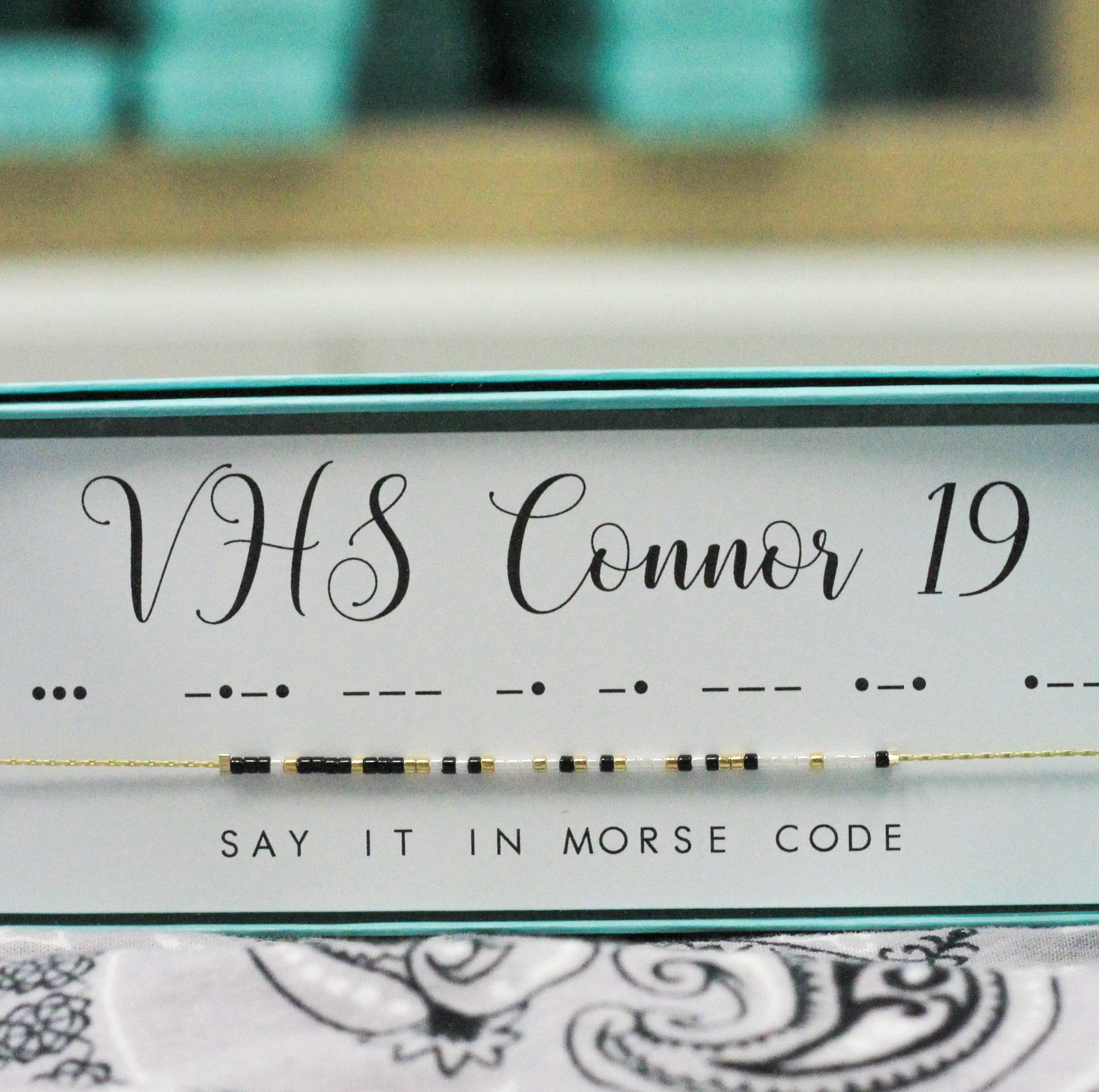 Custom Morse Code Necklace