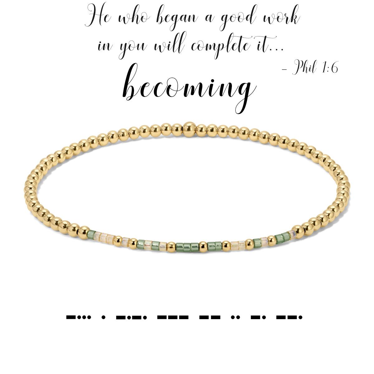 Becoming - Phil. 1:6 - *new*