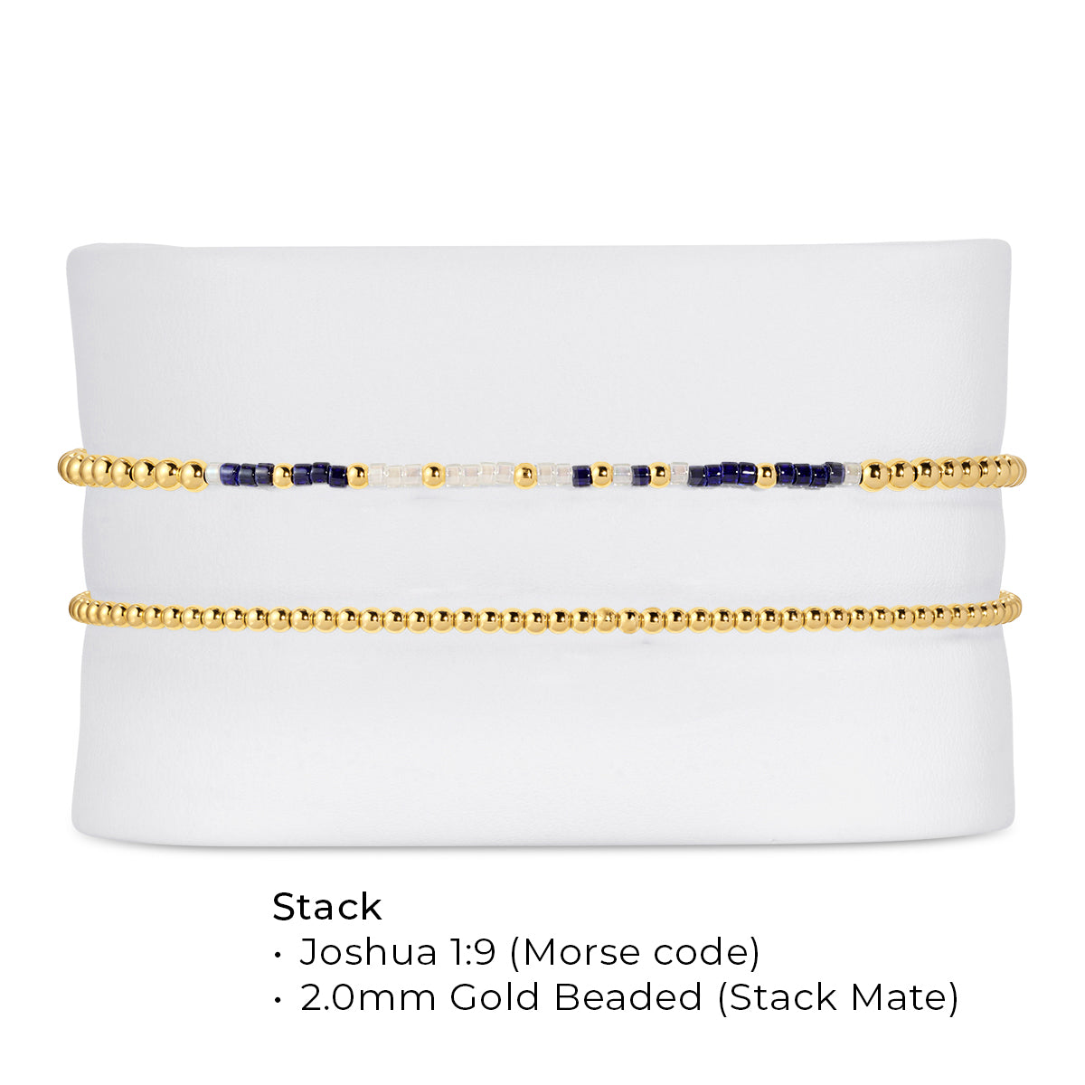 Joshua 1:9 - Bracelet Stack