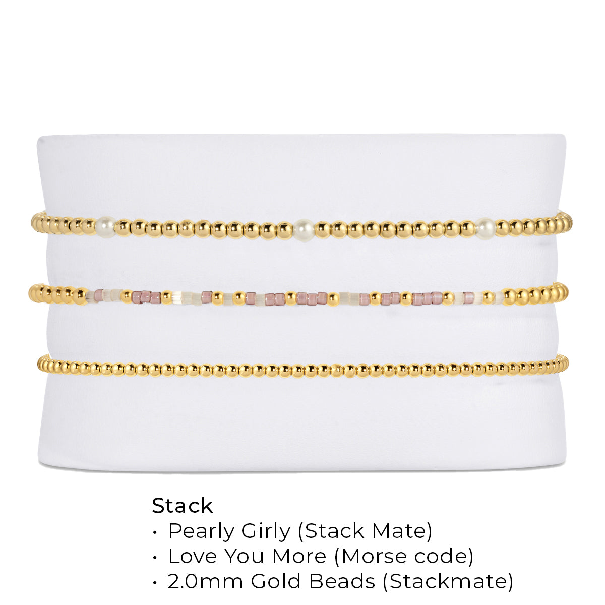 Love You More - Bracelet Stack