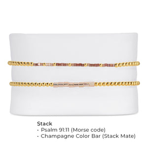 Psalm 91:11 - Bracelet Stack