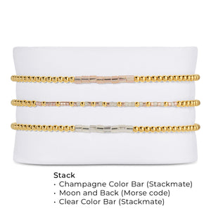 Moon and Back - Bracelet Stack