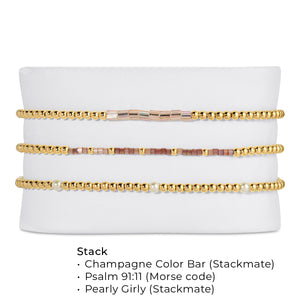 Psalm 91:11 - Bracelet Stack