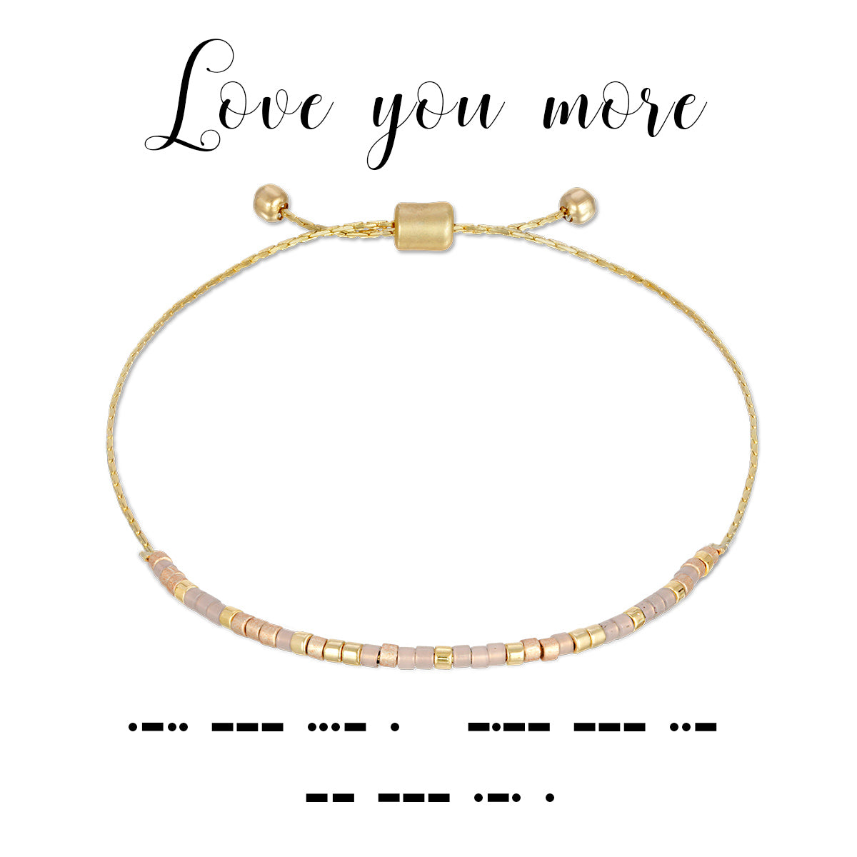 Love you more bracelet Clearance